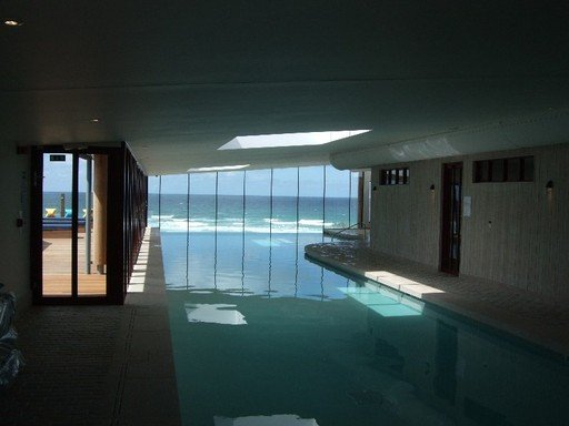 Modern pool featuring Sandy Beach